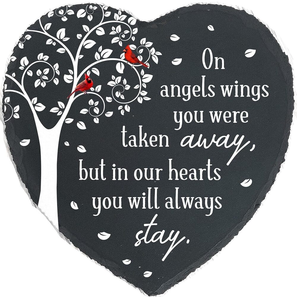 7202 Memorial Slate Stone Sympathy Gifts for Loss of Loved One, Baby